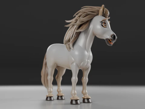 Horse 3D Print Model