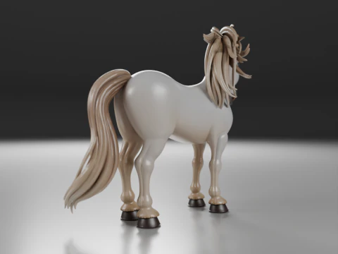 Horse 3D Print Model