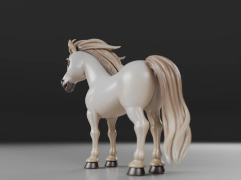 Horse 3D Print Model