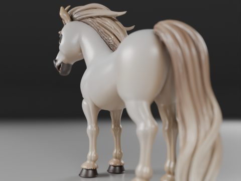 Horse 3D Print Model