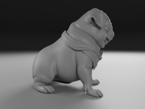 Pug dog 3D Принт Модель