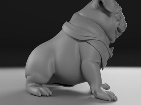 Pug dog 3D Принт Модель