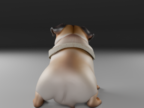 Pug dog 3D Принт Модель