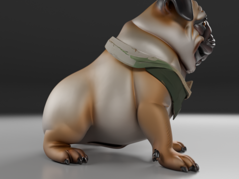 Pug dog 3D Принт Модель