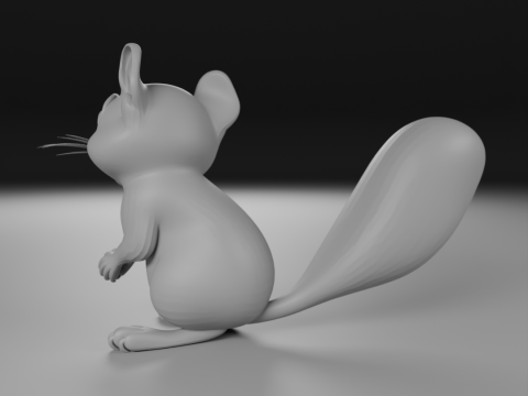 Squirrel 3D 프린트 모델