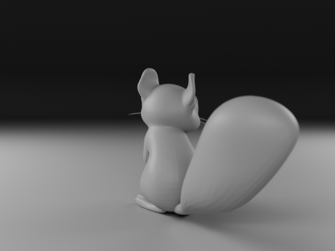 Squirrel 3D 프린트 모델
