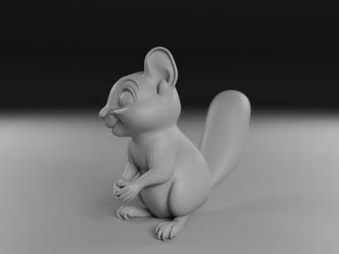 Squirrel 3D 프린트 모델