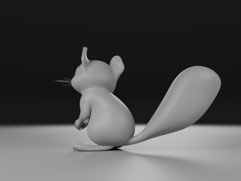 Squirrel 3D 프린트 모델