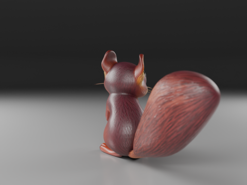 Squirrel 3D 프린트 모델