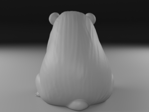 Panda bear 3D Print Model