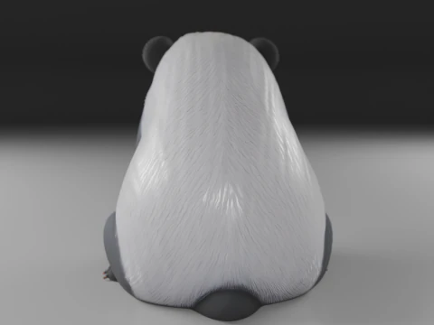 Panda bear 3D Print Model