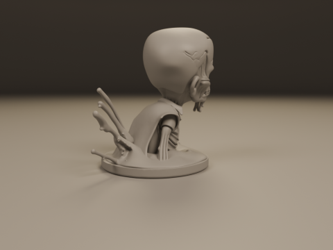 Desert zombie 3Dプリントモデル