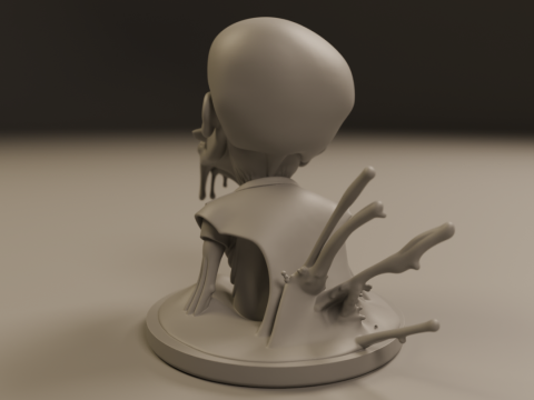 Desert zombie 3Dプリントモデル