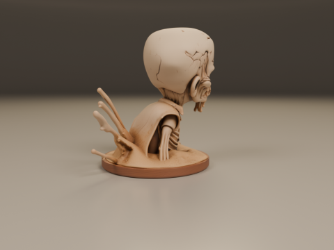 Desert zombie 3Dプリントモデル