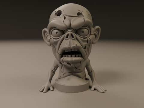 Zombie Modelo de Impressão 3D
