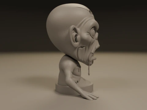 Zombie 3D Print Model