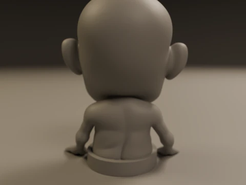 Zombie 3D Print Model
