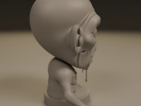 Zombie 3D Print Model