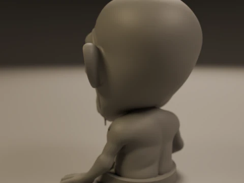 Zombie 3D Print Model