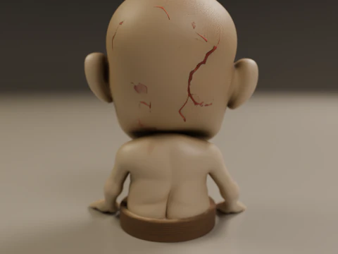 Zombie 3D Print Model