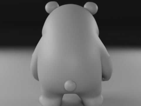Cute bear 3D Baskı Modeli