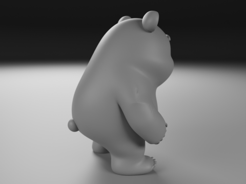Cute bear 3D Baskı Modeli