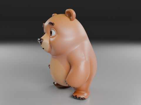 Cute bear 3D Baskı Modeli