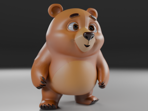Cute bear 3D Baskı Modeli