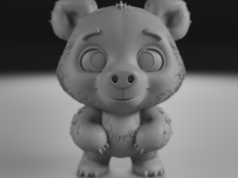 Teddy bear 3D Print Model