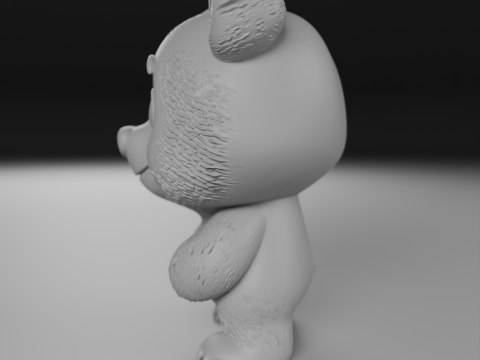 Teddy bear 3Dプリントモデル