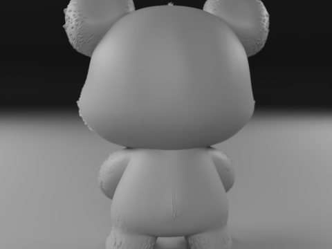 Teddy bear 3Dプリントモデル
