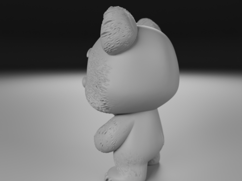 Teddy bear 3Dプリントモデル