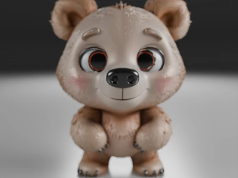Teddy bear 3D Print Model