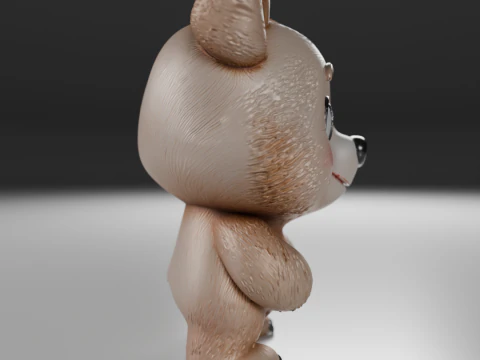 Teddy bear 3D Print Model