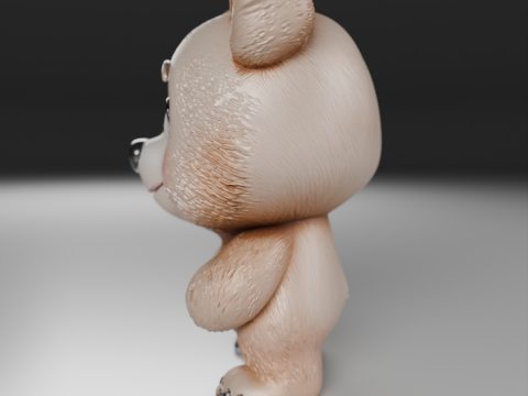 Teddy bear 3Dプリントモデル