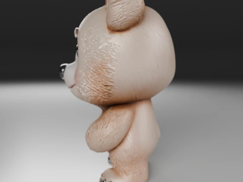 Teddy bear 3D Print Model