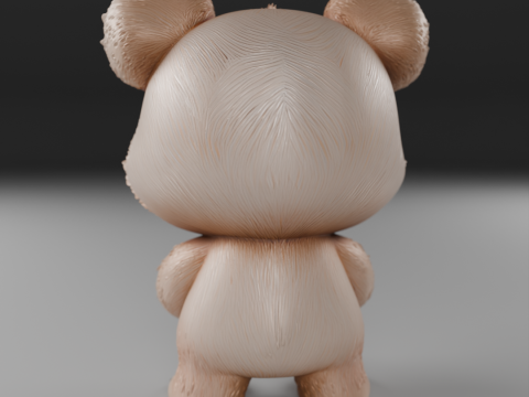 Teddy bear 3Dプリントモデル