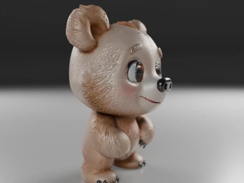 Teddy bear 3D Print Model