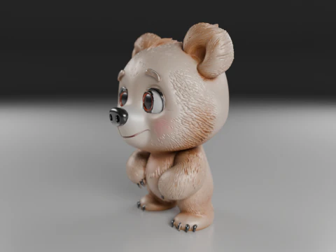 Teddy bear 3D Print Model