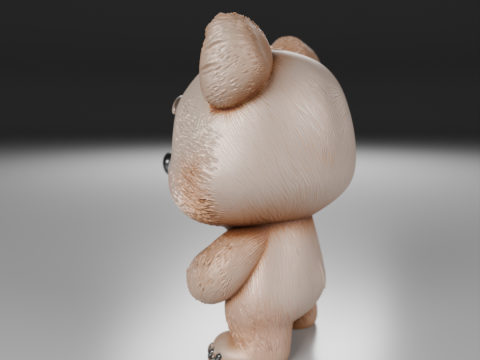 Teddy bear 3Dプリントモデル