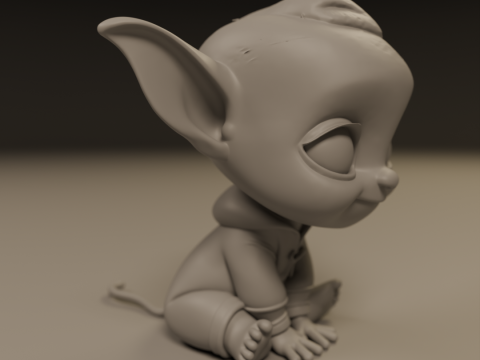 Baby elf 3D Print Model
