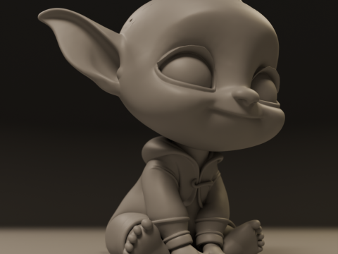 Baby elf 3D Print Model