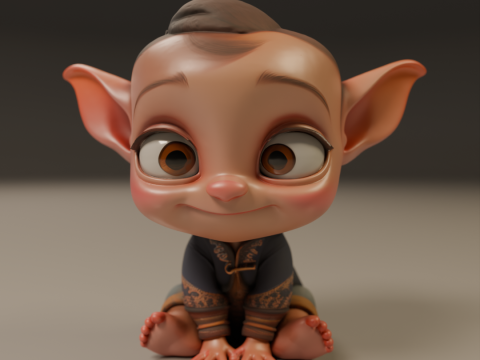 Baby elf 3D Print Model