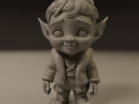 Baby elf 3D Print Model