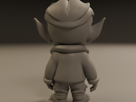 Baby elf 3Dプリントモデル