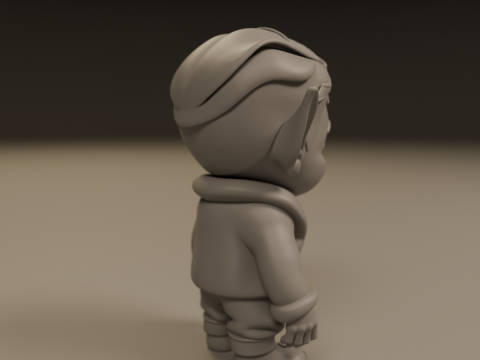 Baby elf 3Dプリントモデル