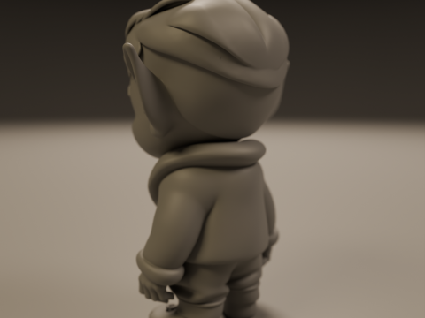 Baby elf 3Dプリントモデル