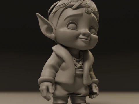 Baby elf 3D Print Model