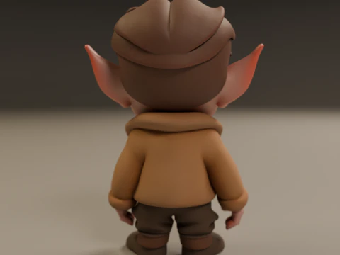 Baby elf 3D Print Model