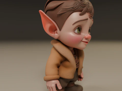 Baby elf 3D Print Model